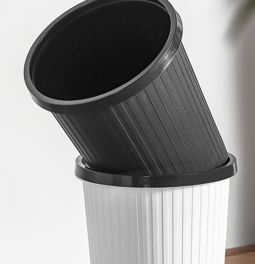 万允 家用垃圾桶 白色/个(白色)高清大图