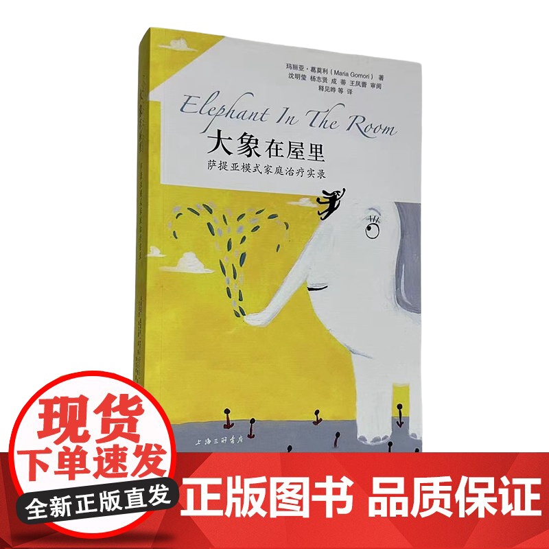 大象在屋里:萨提亚模式家庭治疗实录 玛丽亚·葛莫利 著 家庭精神疗法萨提亚家庭治疗模式治疗忧郁症心理学书籍三联97875高清大图