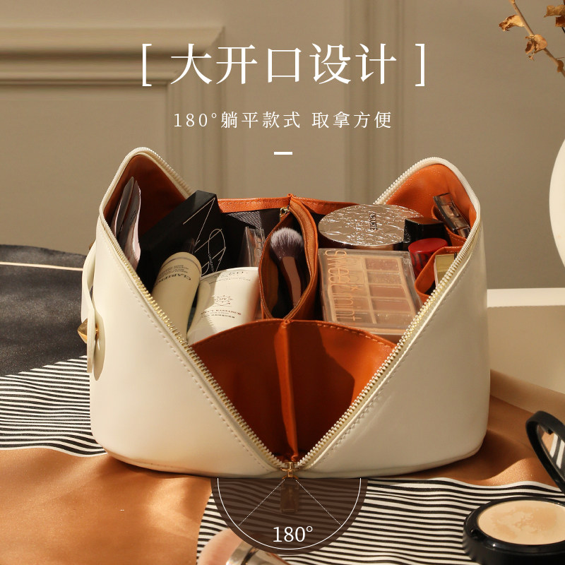 化妆包轻奢收纳包女便携式大容量2025新款高端洗漱袋分区旅行1085高清大图