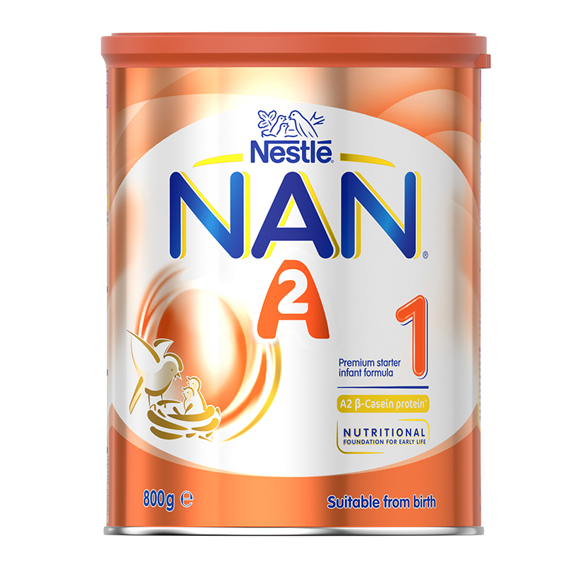 NESTLE雀巢能恩NAN A2婴幼儿奶粉1段 800g (0-6个月)