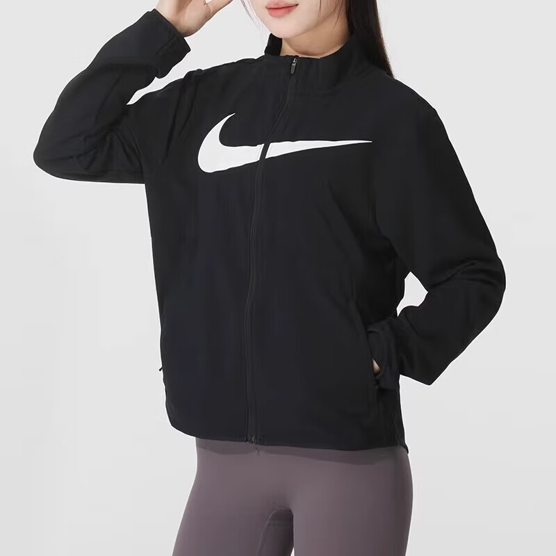 耐克(NIKE)外套女装新款户外健身运动服时尚防风休闲立领夹克HV2648-010 ZP高清大图