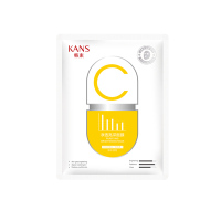 韩束(Kans)净透亮采面膜25ml*5片 多维胶囊C 保湿补水 胶原蛋白 男女通用面膜