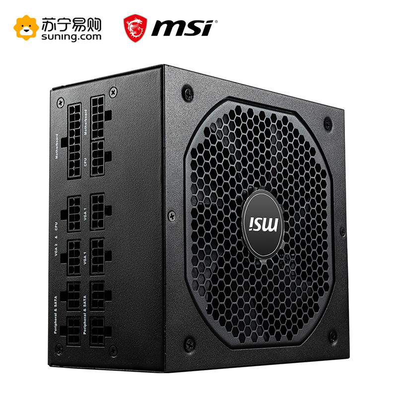 微星 (MSI) MPG A650GF 额定750W 全模组电脑电源