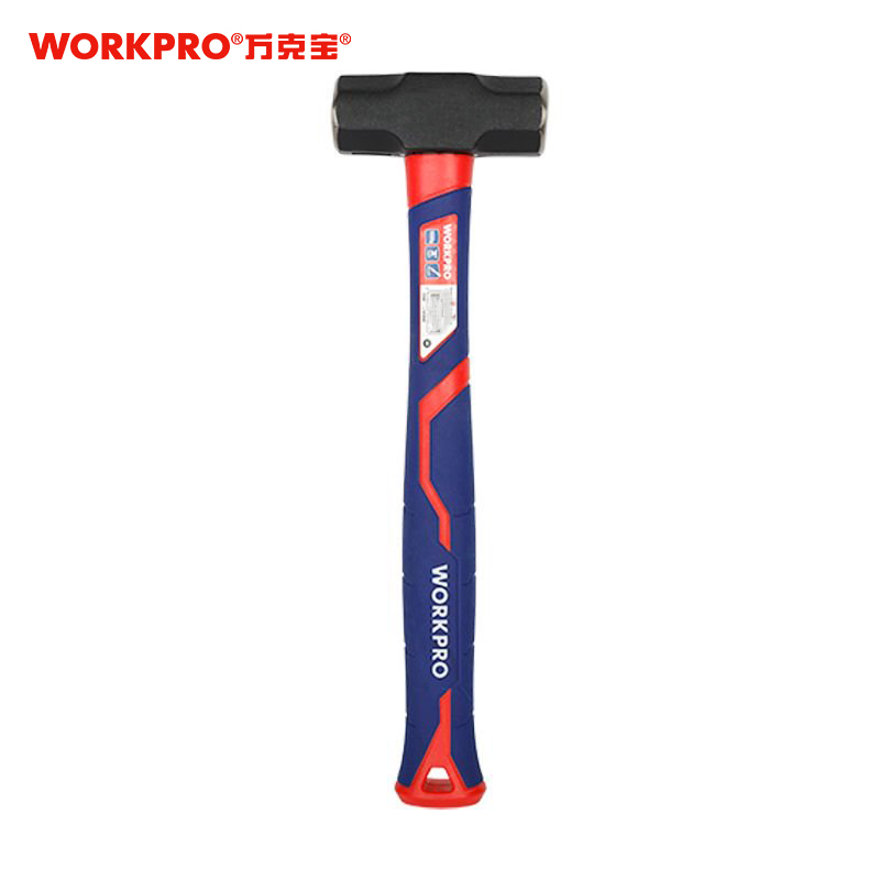 万克宝 2LB三色柄德式八角锤 WP241031 把