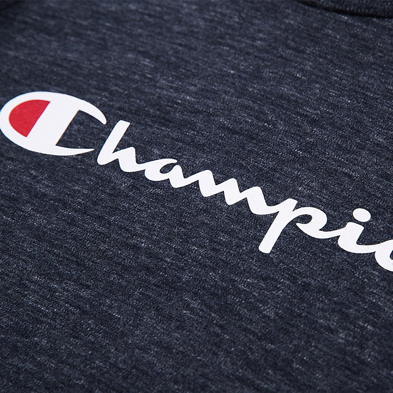 Champion冠军 秋冬新款男装 草写logo纯棉 长袖T恤 打底衫C3-JB402
