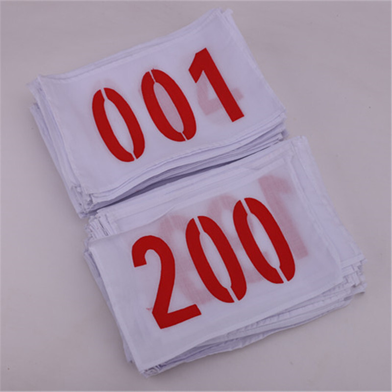 比赛用号码布 001-100号(一套装)