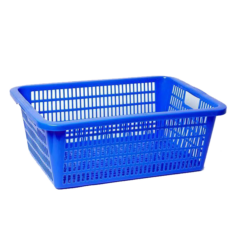 橙亿鸿 食堂超厚塑料菜筐 530*360*175mm/个高清大图