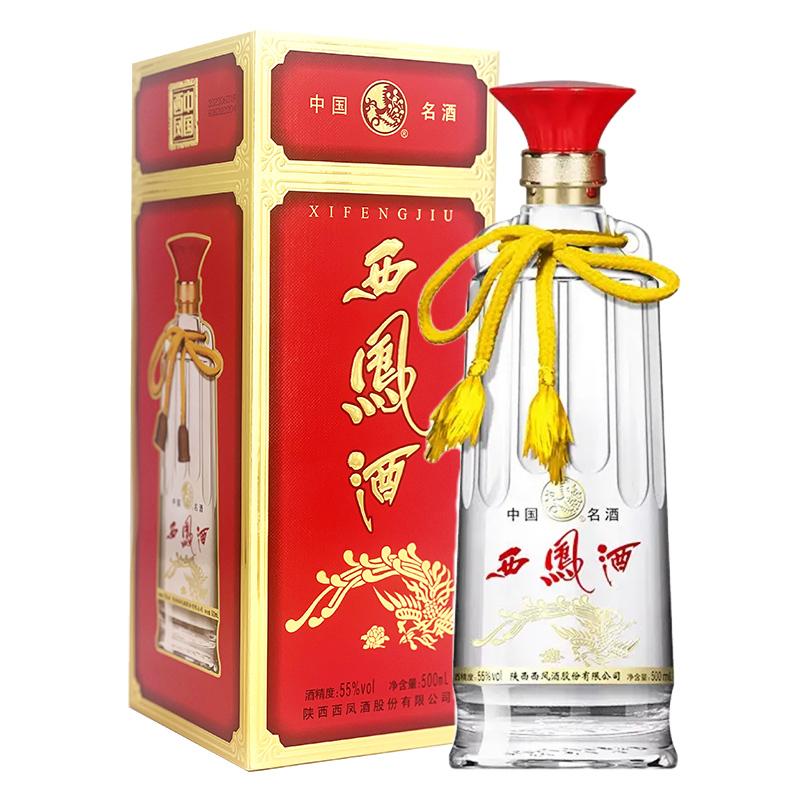 西凤酒 55度 双耳西凤 凤香型白酒 500mlx1瓶