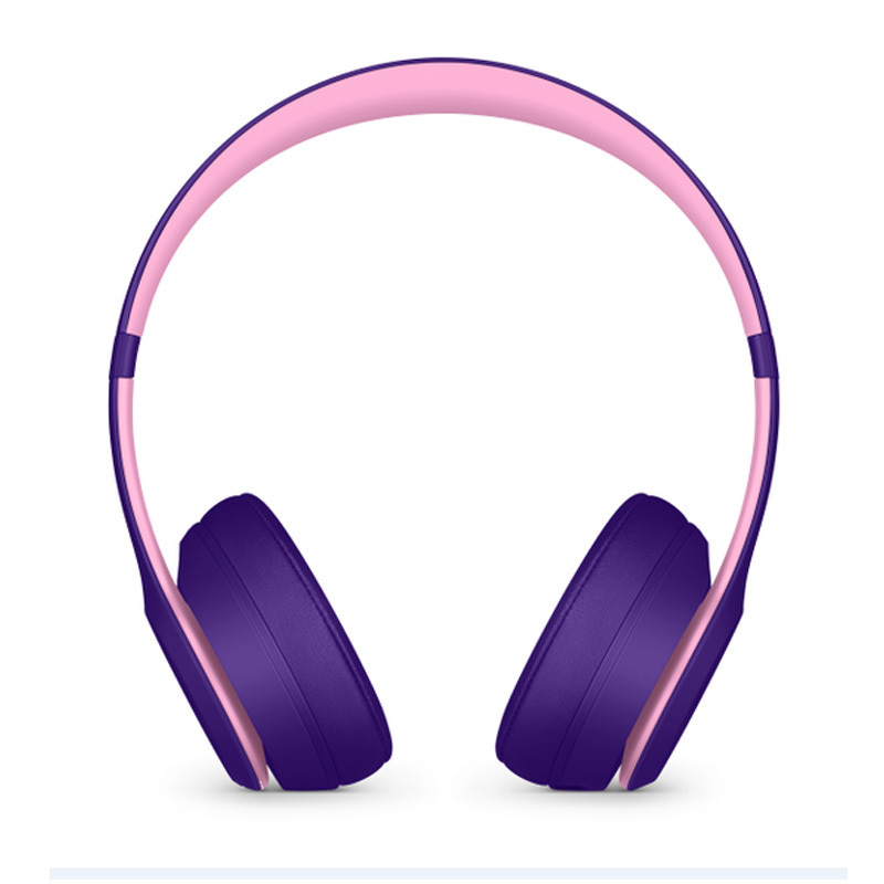 BEATS Solo3 Wireless 无线耳机 头戴式蓝牙耳机 带麦跑步运动耳机 Pop 紫
