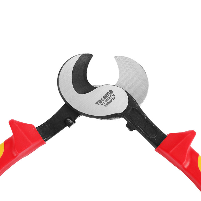 takama 高松 绝缘电缆剪线钳CRV断线钳VDE 10英寸 v109250高清大图