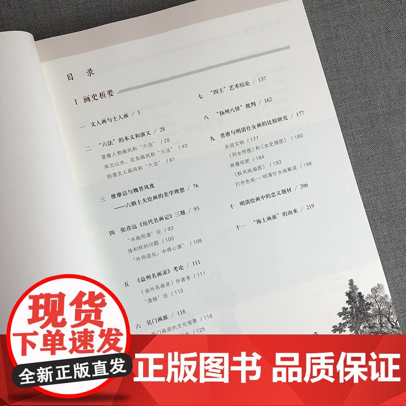 中国画学史鉴精要与析要 中国传统绘画美术简史研究 吴门画派四王扬州八怪画家析要考辨画派成因 当代绘画研究 上海人民美术出高清大图
