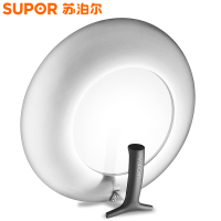苏泊尔(SUPOR)炒锅EC30ZF01 臻铁不易锈 铸铁炒锅 30cm 可立盖 明火电磁炉通用