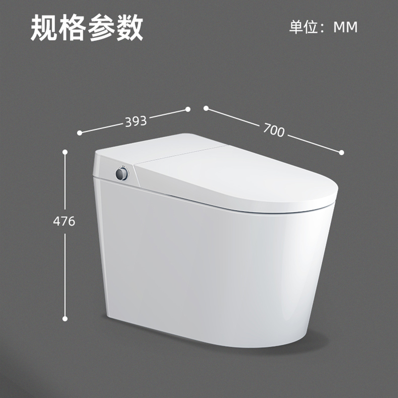 瑞尔特R&T智能马桶G9A脚感冲水即热水洗暖风烘干除臭高清大图