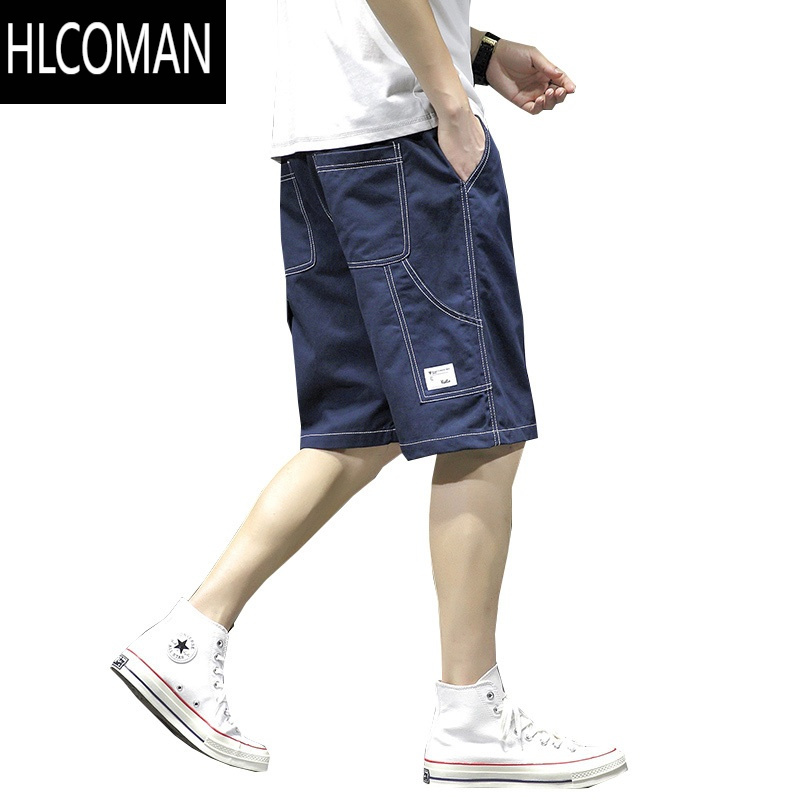 HLCOMAN青少年夏季五分裤13初中学生帅气工装短裤子15岁男孩休闲中裤潮16