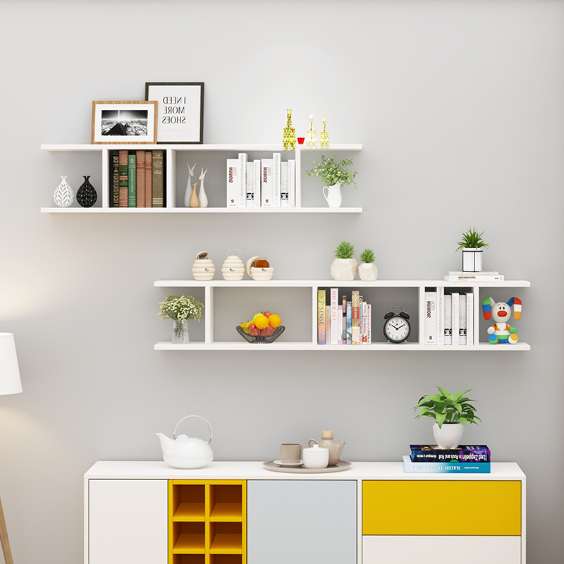 寻木匠墙上置物架壁挂墙柜卧室墙面架客厅电视背景墙装饰创意隔板书