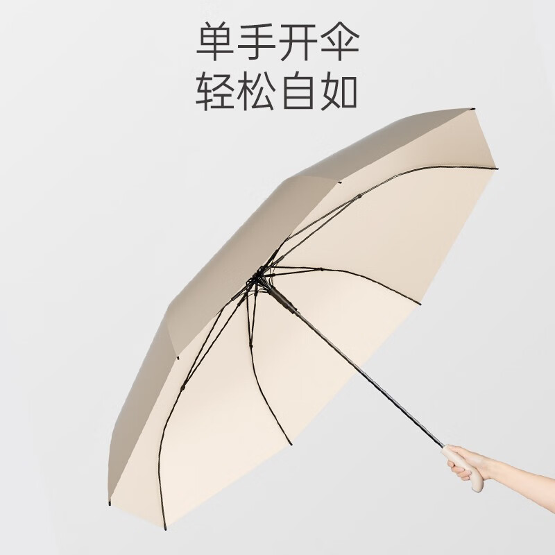 左都 ZD133长柄雨伞自动加固加厚加大直柄直杆 星空黑高清大图