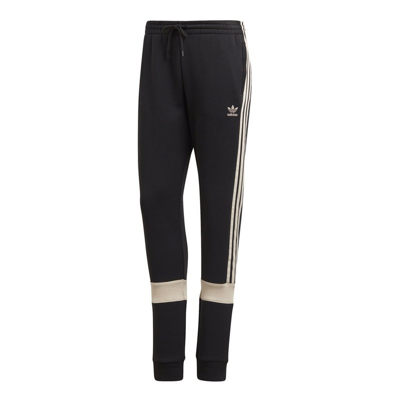 阿迪达斯(adidas)女士三叶草运动休闲宽松束脚长裤DH4212