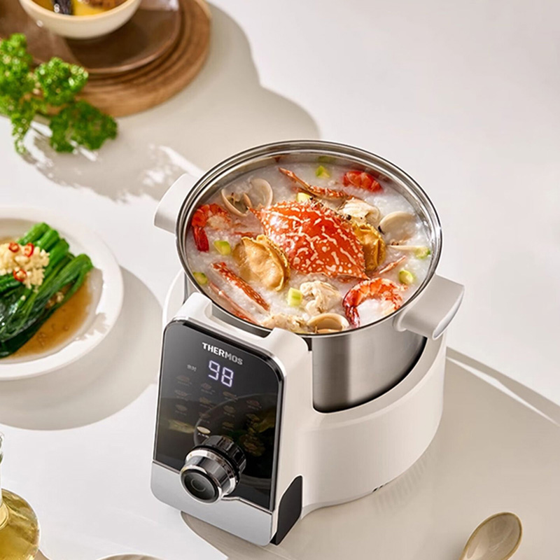 膳魔師烹饪锅3L多种烹饪模式解放双手自动EHA-5801E-W高清大图