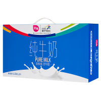天友纯牛奶250ml*24盒康美包全脂早餐奶整箱批发 [2月5日左右产]