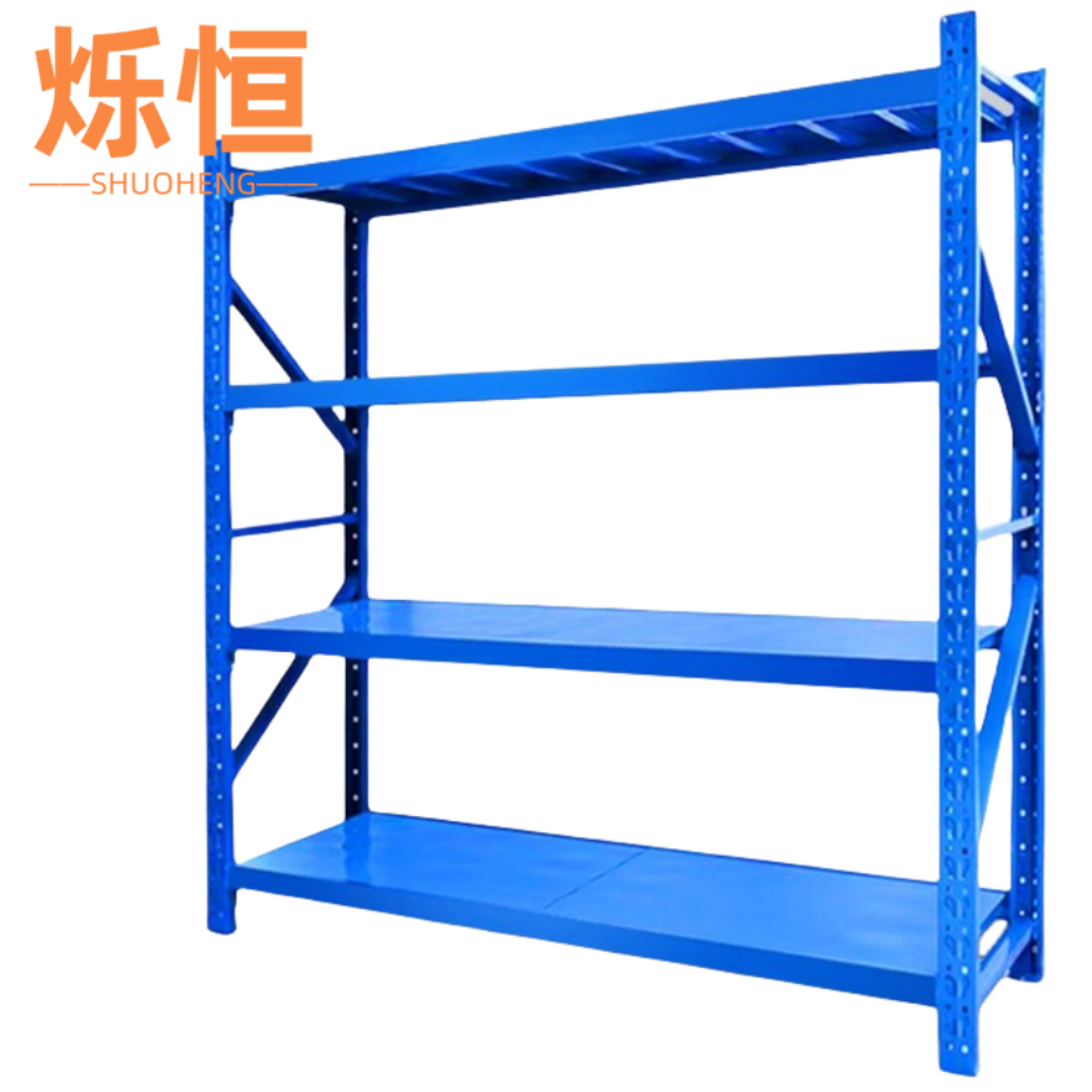 烁恒 仓储货架2000*400*2000(承重200kg/层) 组高清大图
