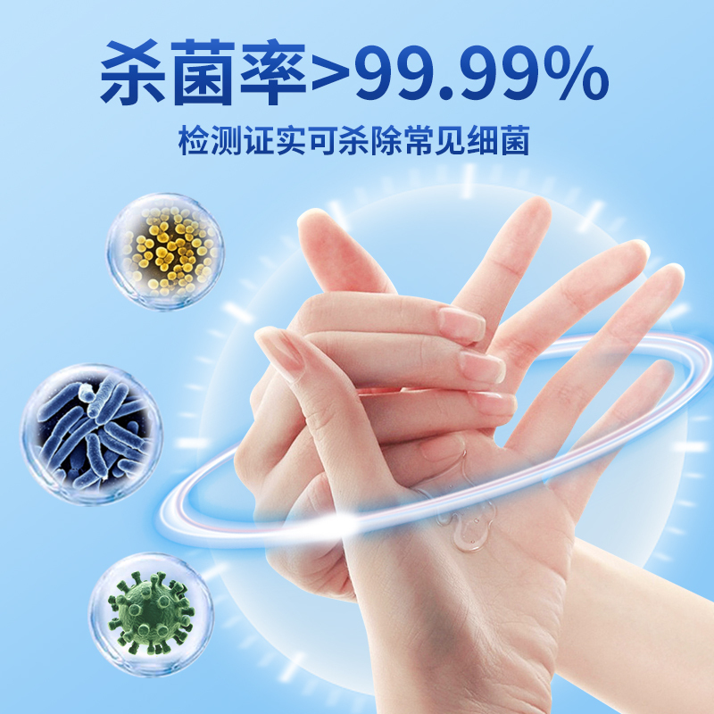 海氏海诺集团免洗手消毒凝胶杀菌抑菌消毒液75度酒精便携式500ml