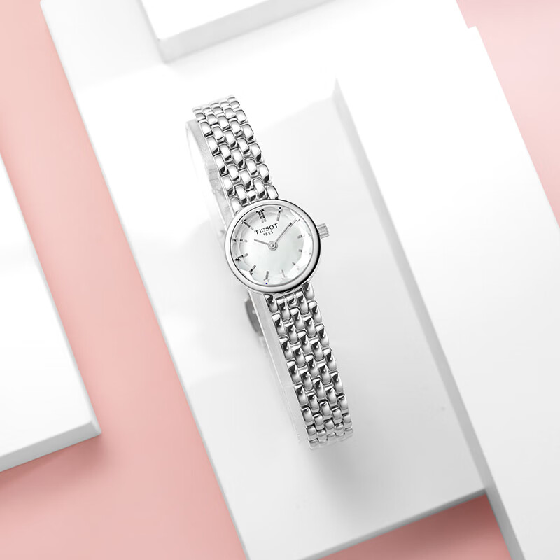天梭(TISSOT)瑞士手表 小可爱系列石英女表 新年礼物送女友 T140.009.11.111.00高清大图