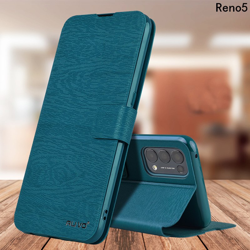 opporeno5手机壳reno5pro防摔oppreno5保护皮套opopreno2翻盖0pp0全包