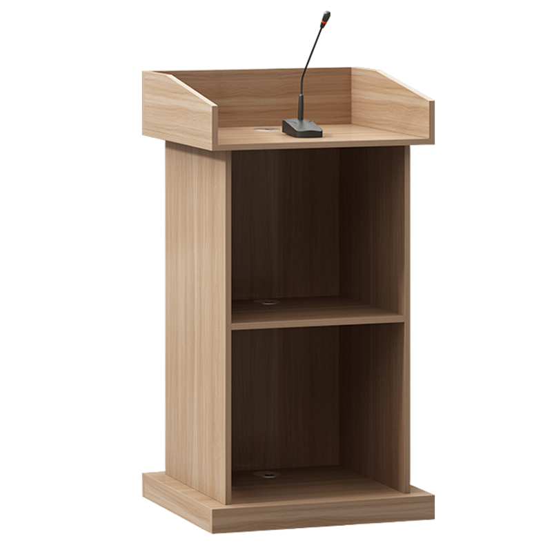 韶迈 演讲台 木纹色 张高清大图