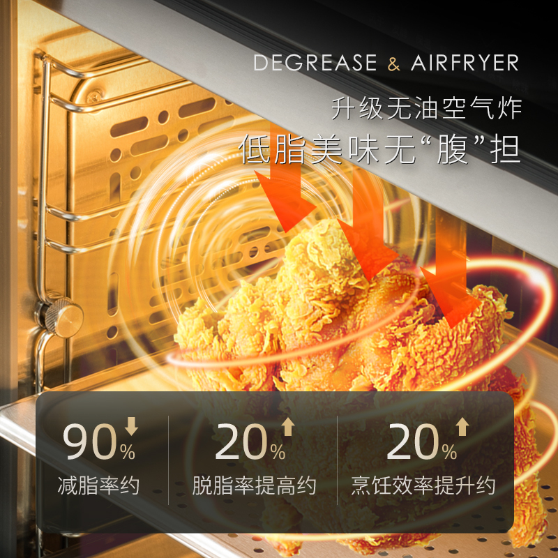 志高(CHIGO)JJZT-V9-2语音体感蒸烤炖炸一体集成灶天然气+900MM超声波清洗集成水槽洗碗机集成厨电套装