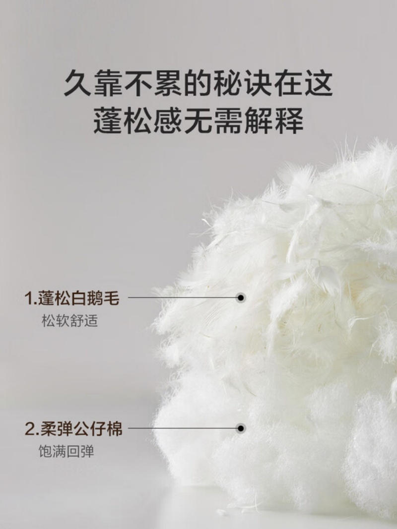 喜临门 - 天鹅湖悬浮床 进口头层牛皮双人排骨架主卧大床高清大图