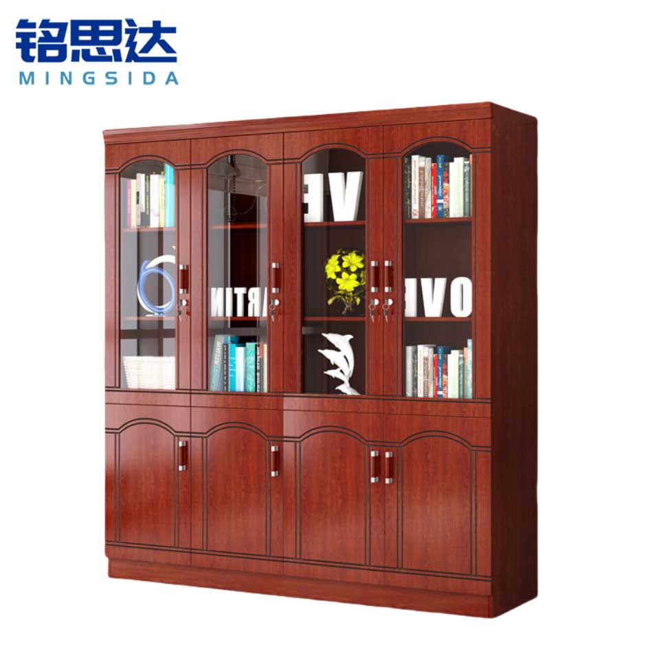 铭思达书柜四门个高清大图