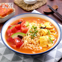 ♥和厨(hechu)番茄面阳春面海鲜面组合6杯箱装非油炸冻干面速食泡面方便面 抖音