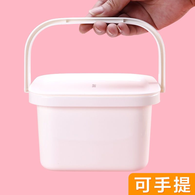 得力洗笔筒学生美术画画洗笔器水粉水彩油画涮笔器颜料调色盘画笔 洗笔筒[白色]