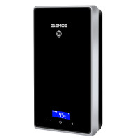 格林姆斯(GLEMOS)GL8-75即热式电热水器 超薄触摸智能恒温水电分离变频加热免储水 7500W 黑色钢化玻璃