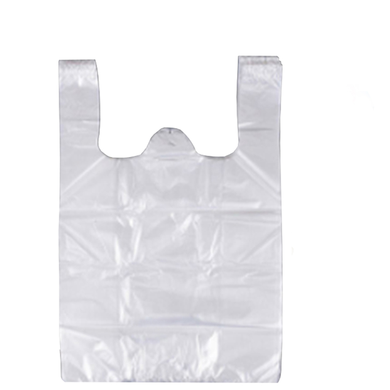 炯毅 一次性透明塑料袋批发商用大小号背心食品外卖打包方便袋子手提袋 食品袋 45cm*55cm 50个/捆高清大图