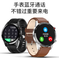 绘邦『新品正品』新款L13智能心率心电血压血氧监测蓝牙通话来电微信提醒运动深度IP68防水智能手表表环
