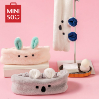 名创优品(miniso) 柔软小动物弹力干发帽浴室居家休闲发捆柔软多用[考拉]