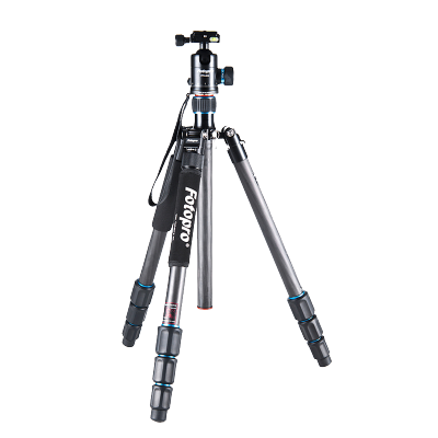 富图宝(Fotopro) MGC-684N+62Q 专业三脚架 单反相机碳纤维便携云台套装 相机三角架