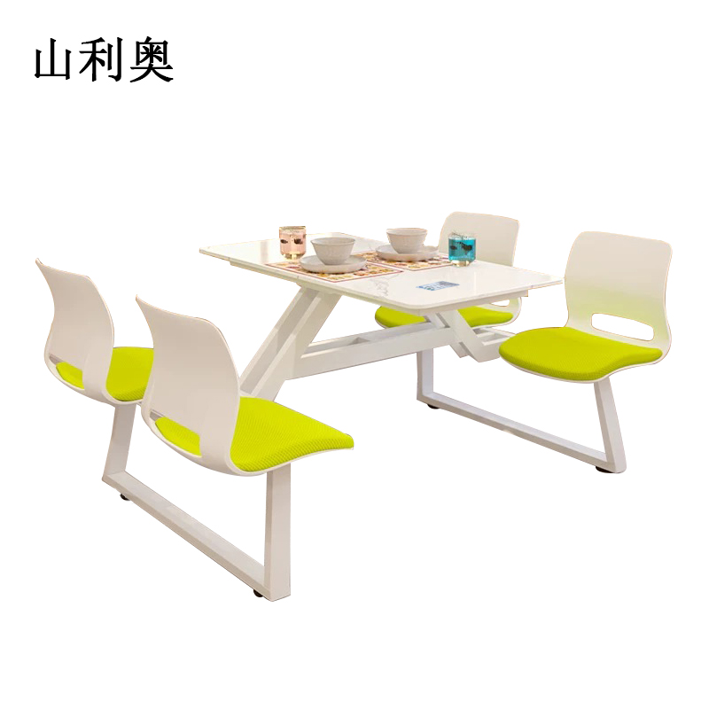 山利奥 连体桌椅 1200*600mm 1套