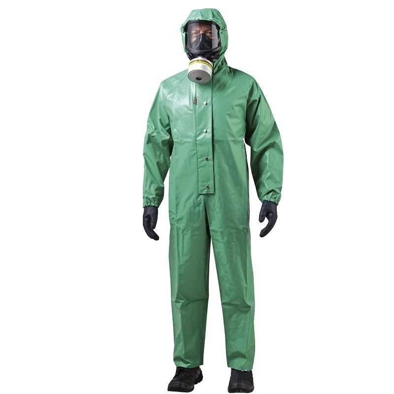 霍尼韦尔(Honeywell)N71254210一体式防化服PVC材质带头罩弹性手腕脚腕(不含手套及靴子)1件