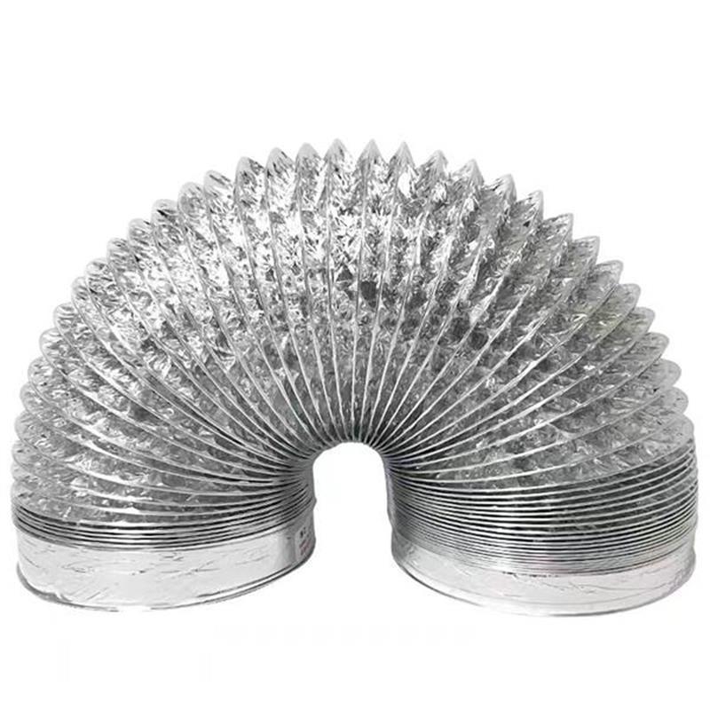 中锦科技 铝箔通风管排风管铝箔烟管口径110mm(4寸) 拉长7米根