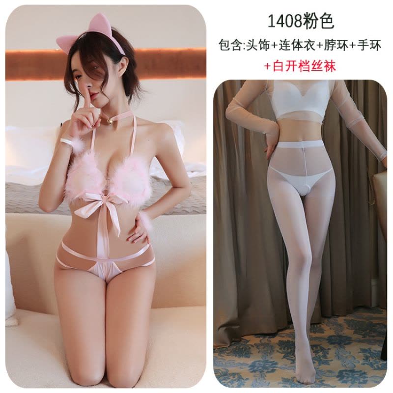 长夜漫漫情趣内衣性感猫咪制服兔女郎角色扮演睡衣火辣套装女1408图片