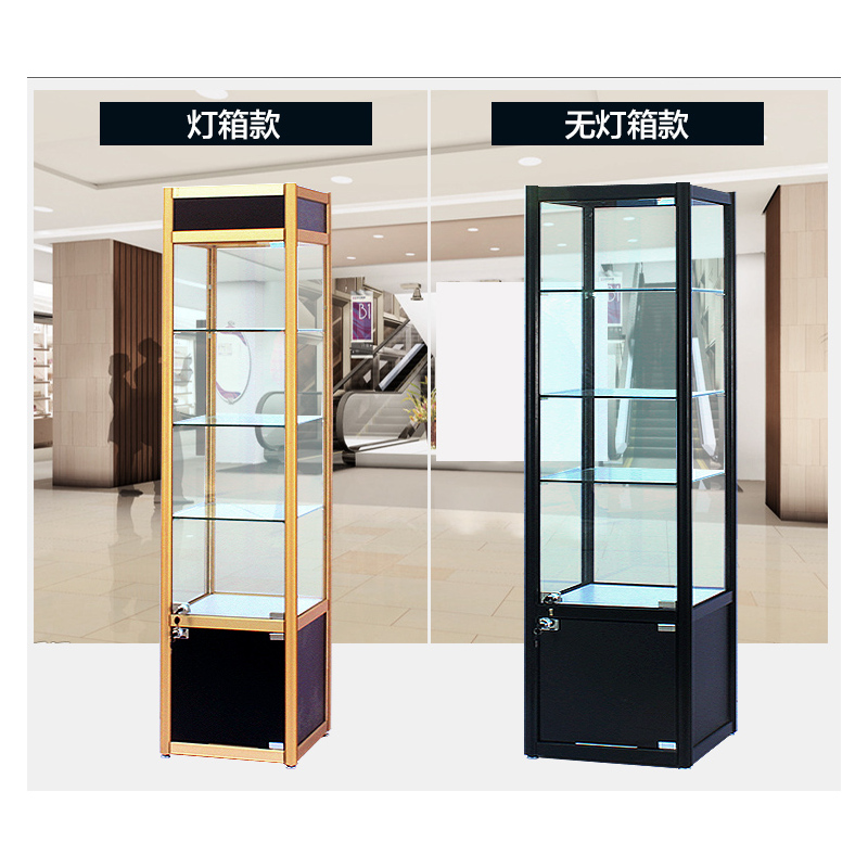 玻璃展示柜奖奖杯展柜样品货柜模型柜台饰品陈列柜产品手办展架