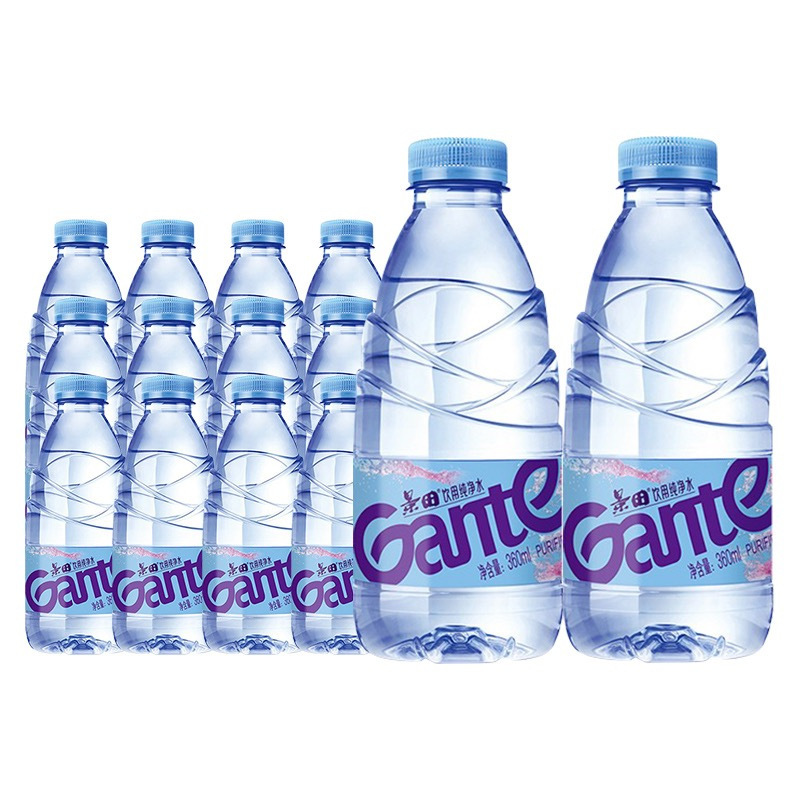 景田纯净水小瓶360ml*24瓶饮用水整箱发货会议家庭饮用水景田