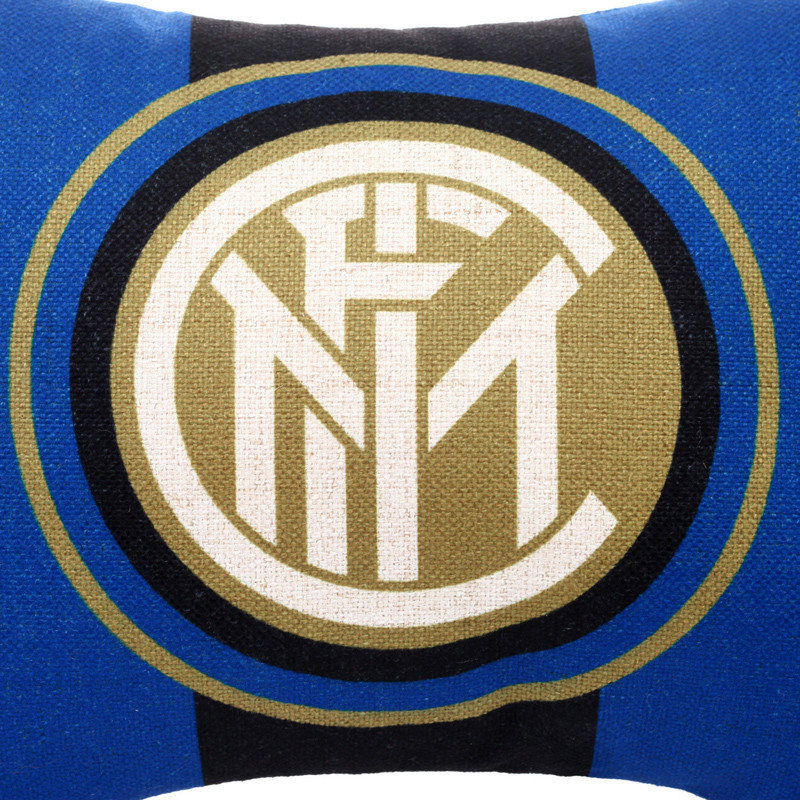 国际米兰俱乐部Inter Milan时尚个性汽车护颈靠枕定制棉麻头枕