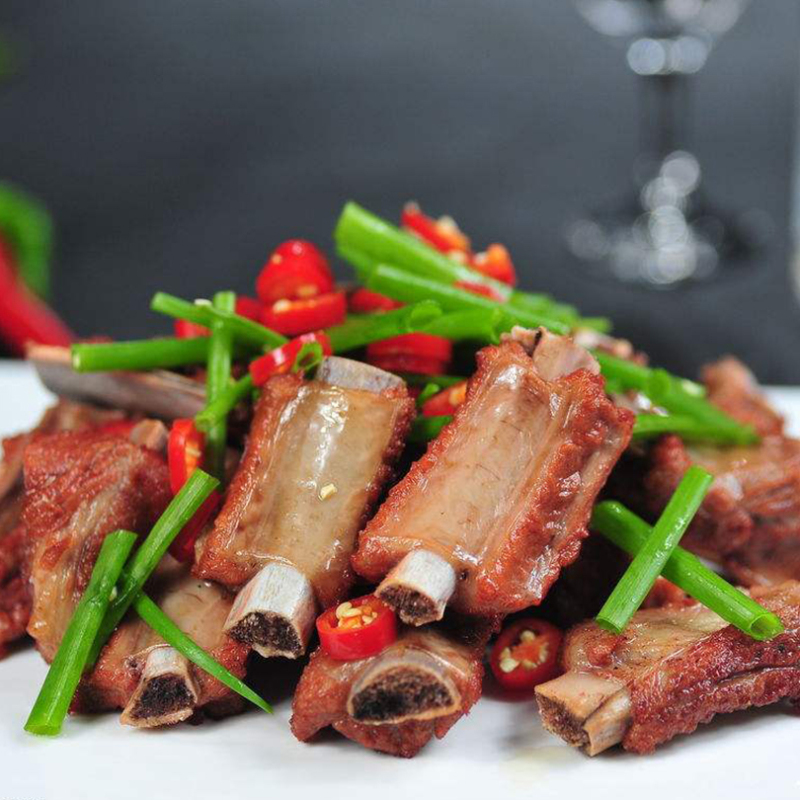 冷鲜肉芮瑞黑土猪肉肋排小排骨2kg装林间散养