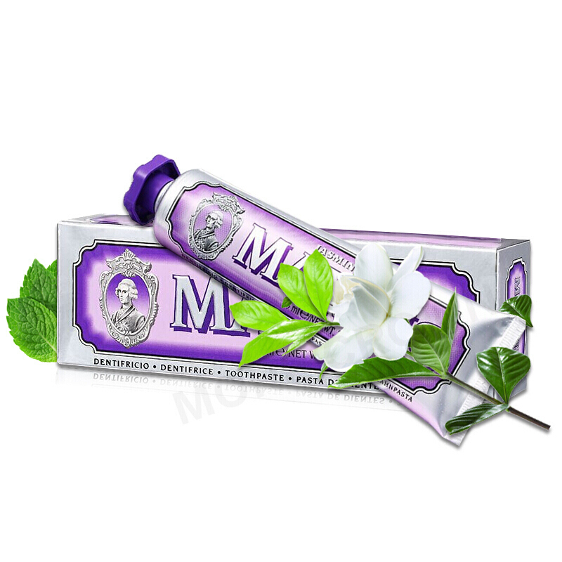 marvis玛尔仕牙膏意大利牙膏绿色亮白牙膏薄荷牙膏清新口气深层清洁