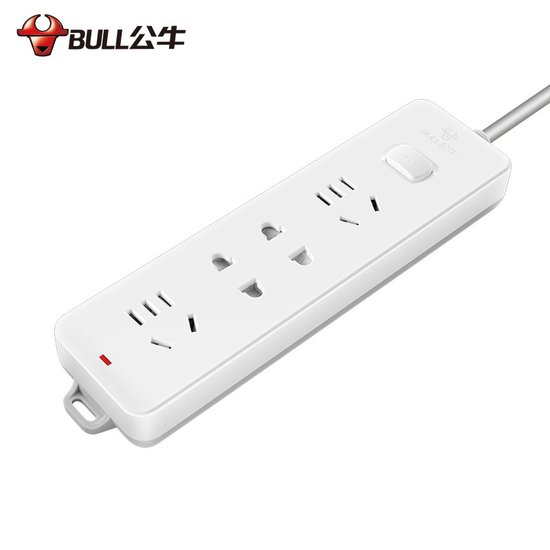公牛(bull) 公牛插线板 GN-211 四孔总控4米