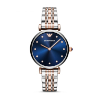 阿玛尼（EMPORIO ARMANI)女士手表 满天星石英表 女AR11091 时尚潮流防水镶钻表盘腕表欧美品牌表