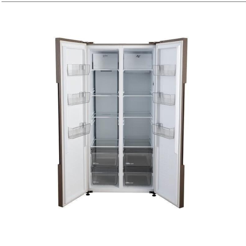 松下nr-b581tm-t对开门双开门570升冰箱银离子 低温触媒装置 风冷无霜